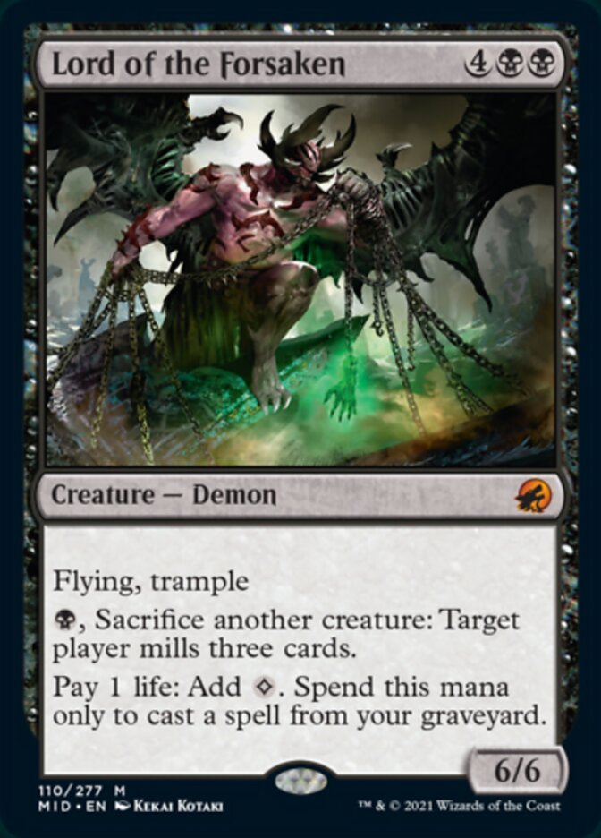 Lord of the Forsaken [Innistrad: Midnight Hunt] [Foil]