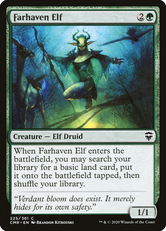 Farhaven Elf [Commander Legends] [Foil]