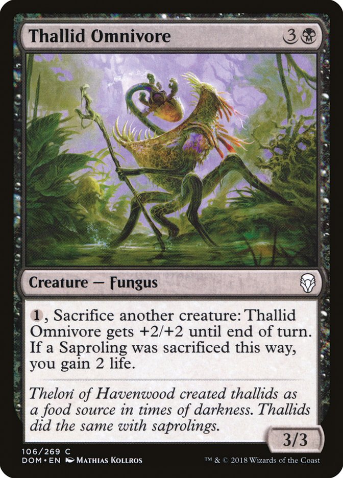 Thallid Omnivore [Dominaria] [Foil]