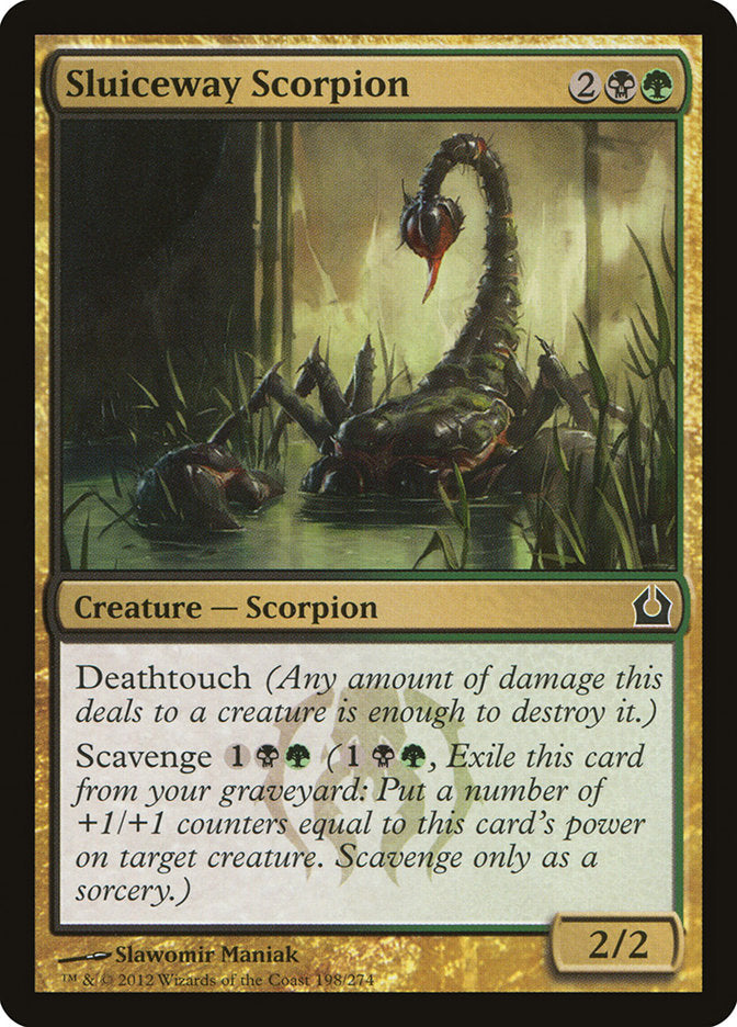Sluiceway Scorpion [Return to Ravnica] [Foil]