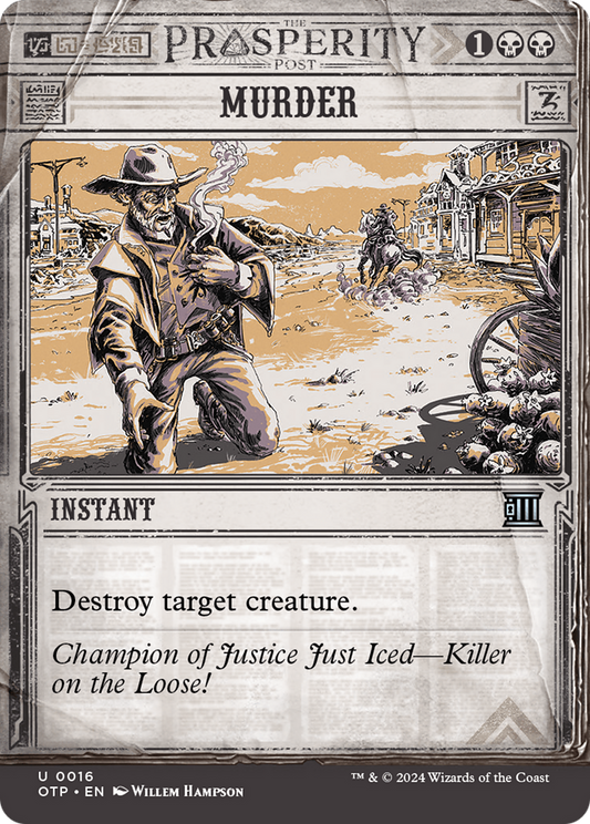 Murder [Outlaws of Thunder Junction: Breaking News] [Foil]