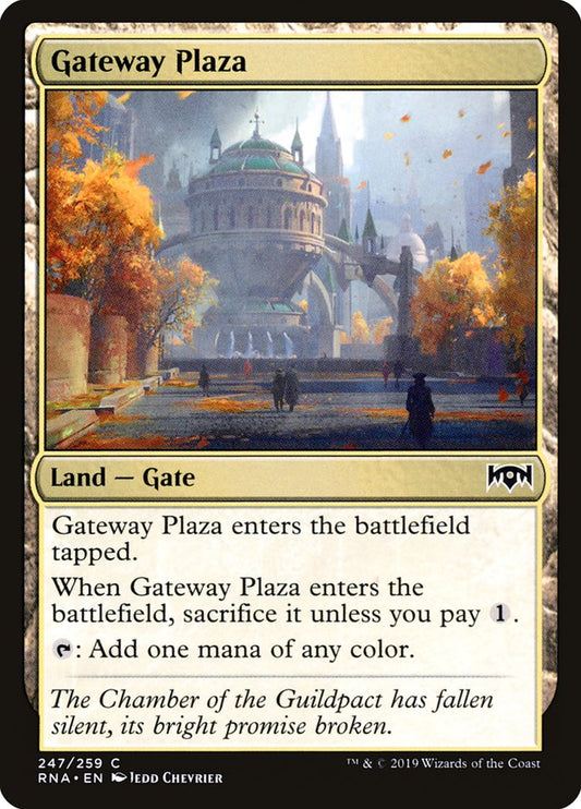 Gateway Plaza [Ravnica Allegiance] [Foil]