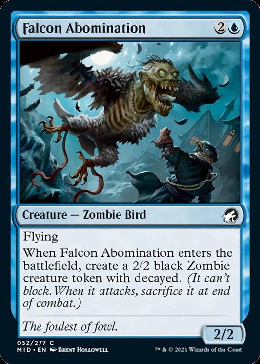 Falcon Abomination [Innistrad: Midnight Hunt] [Foil]