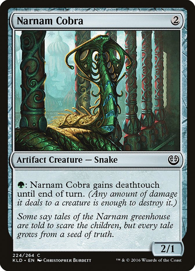 Narnam Cobra [Kaladesh] [Foil]