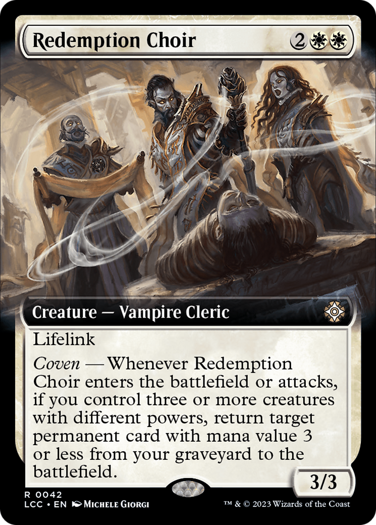 Redemption Choir (Extended Art) [The Lost Caverns of Ixalan Commander] [Foil]