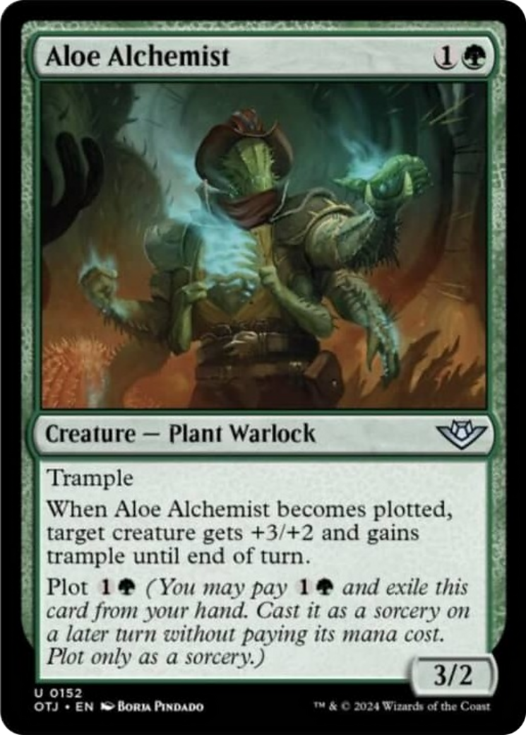 Aloe Alchemist [Outlaws of Thunder Junction] [Foil]