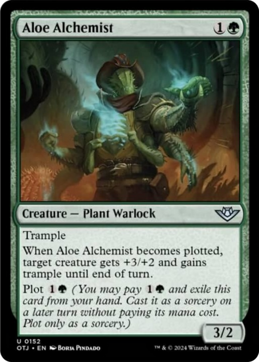 Aloe Alchemist [Outlaws of Thunder Junction] [Foil]
