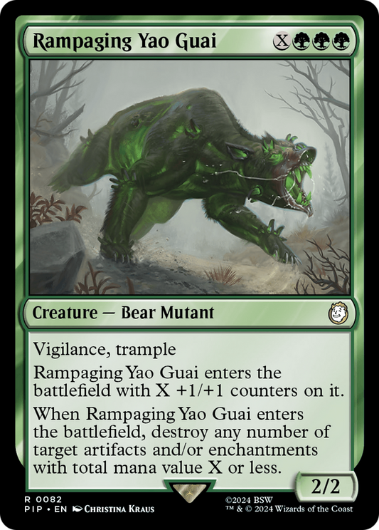Rampaging Yao Guai [Fallout] [Foil]