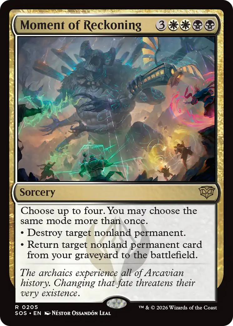 Moment of Reckoning [Secrets of Strixhaven] [Foil]