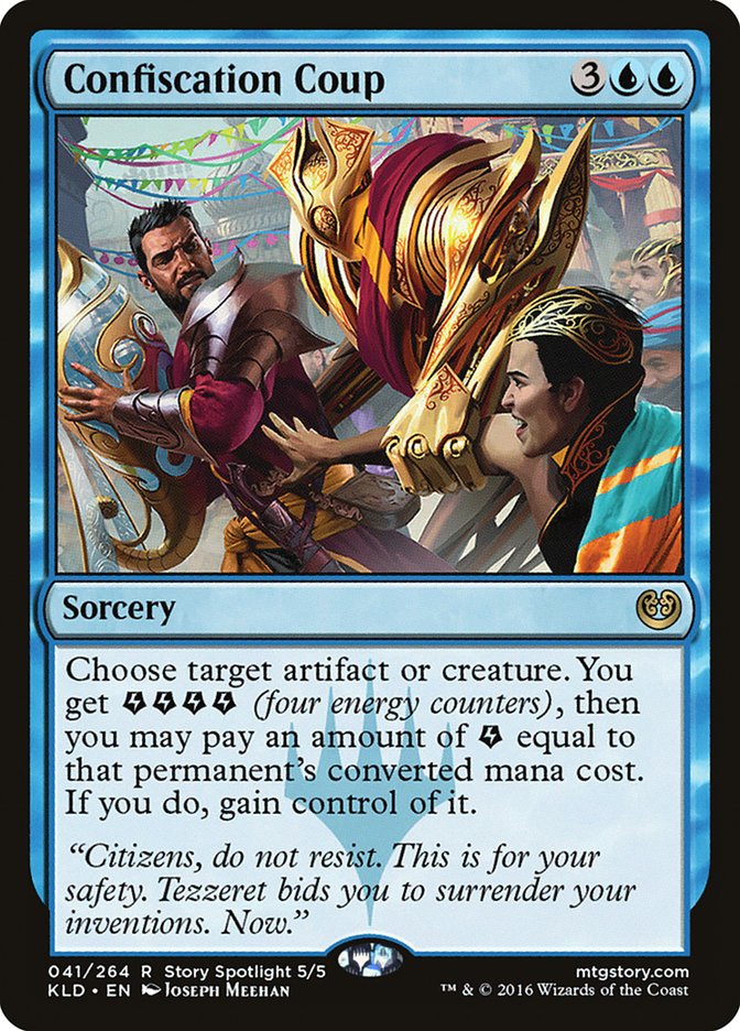 Confiscation Coup [Kaladesh] [Foil]