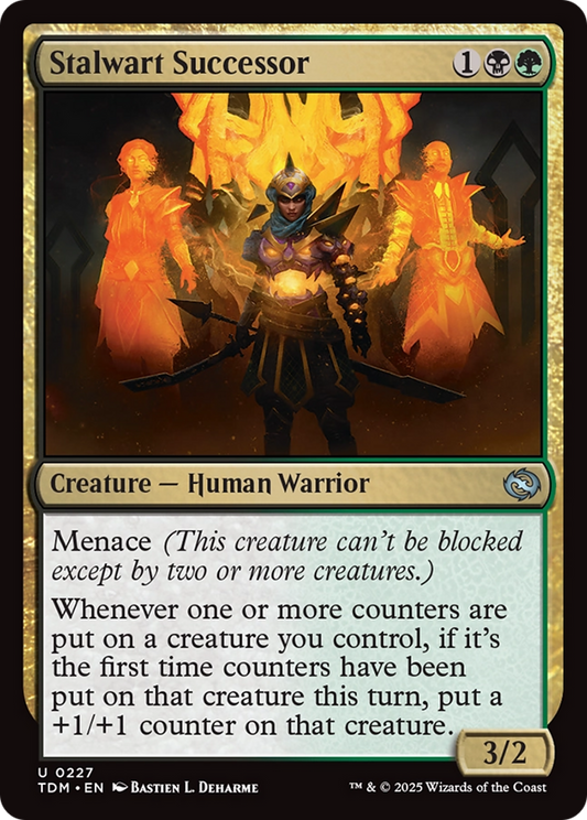 Stalwart Successor [Tarkir: Dragonstorm] [Foil]
