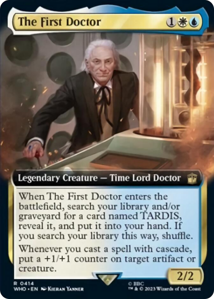The First Doctor (Extended Art) [Doctor Who] [Foil]