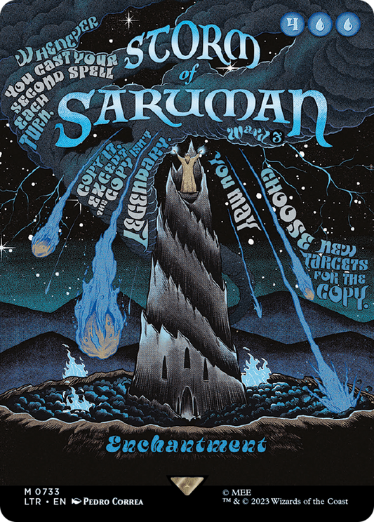Storm of Saruman (Borderless Poster) [The Lord of the Rings: Tales of Middle-Earth] [Foil]