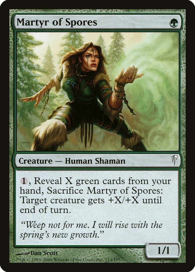 Martyr of Spores [Coldsnap] [Foil]