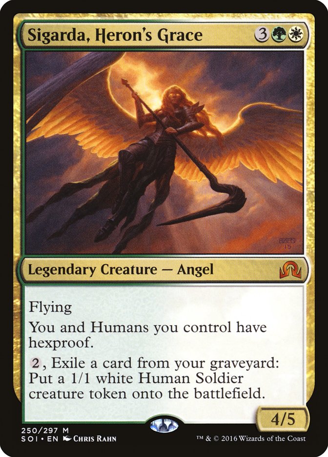 Sigarda, Heron's Grace [Shadows over Innistrad] [Foil]