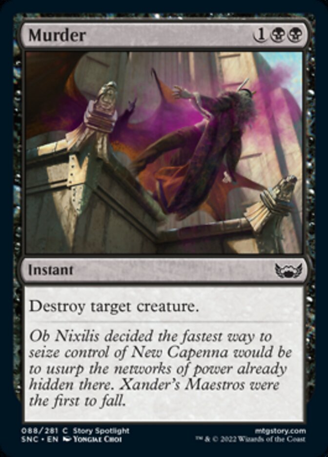 Murder [Streets of New Capenna] [Foil]