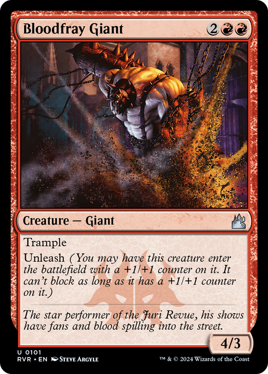 Bloodfray Giant [Ravnica Remastered] [Foil]