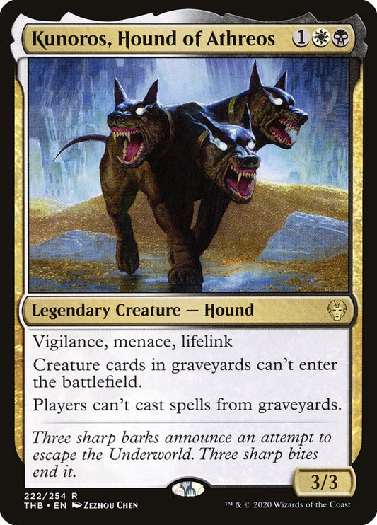 Kunoros, Hound of Athreos [Theros Beyond Death] [Foil]