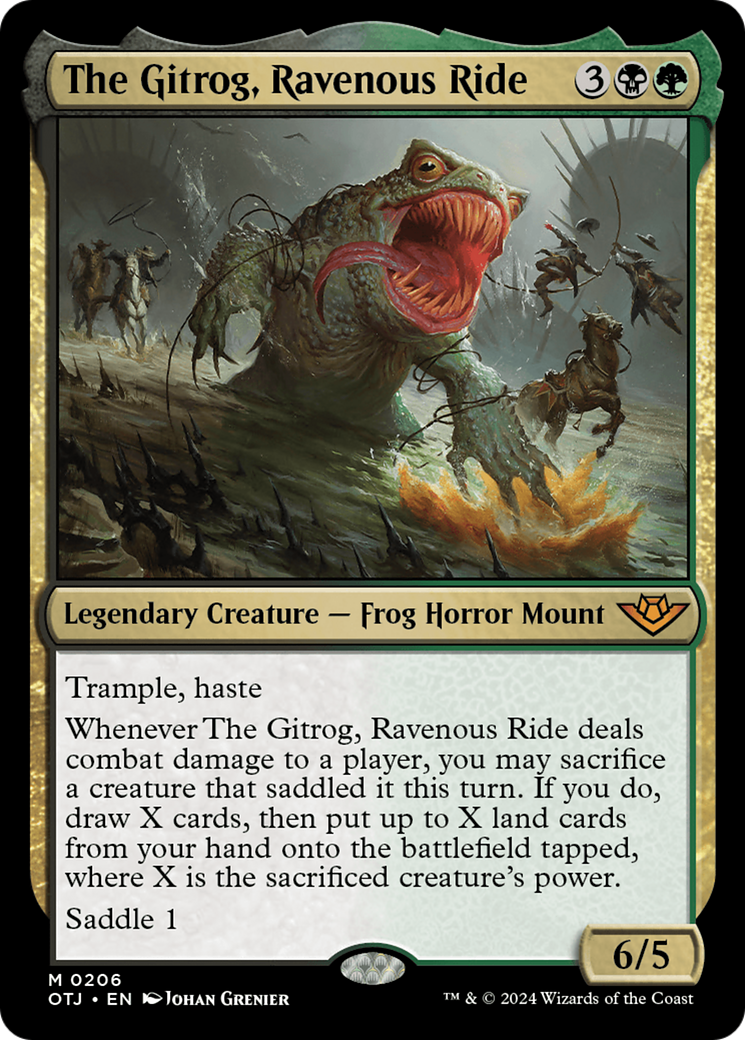 The Gitrog, Ravenous Ride [Outlaws of Thunder Junction] [Foil]