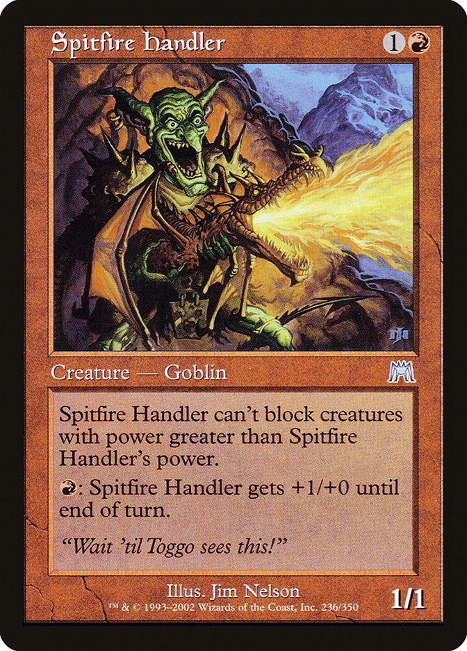 Spitfire Handler [Onslaught] [Foil]