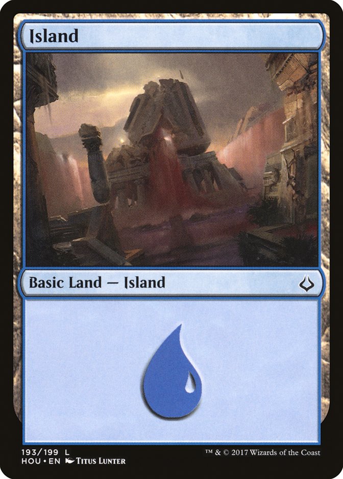 Island (193) [Hour of Devastation] [Foil]