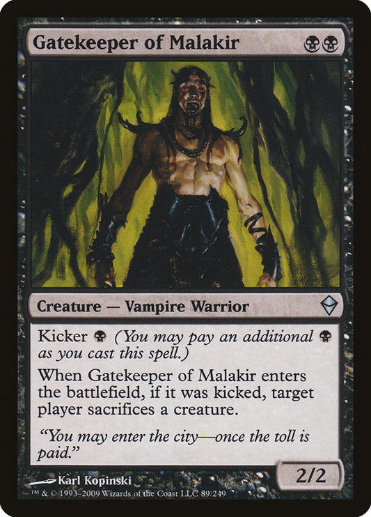 Gatekeeper of Malakir [Zendikar] [Foil]