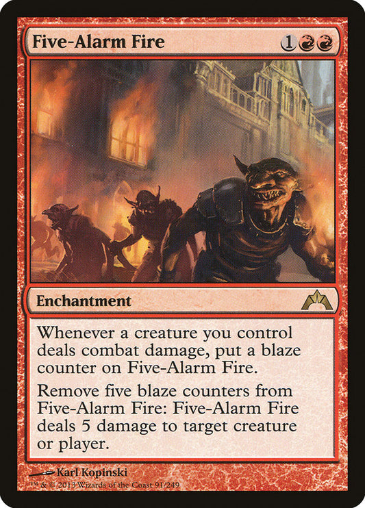 Five-Alarm Fire [Gatecrash] [Foil]