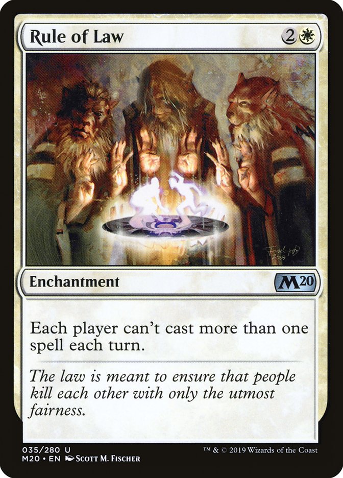 Rule of Law [Core Set 2020] [Foil]