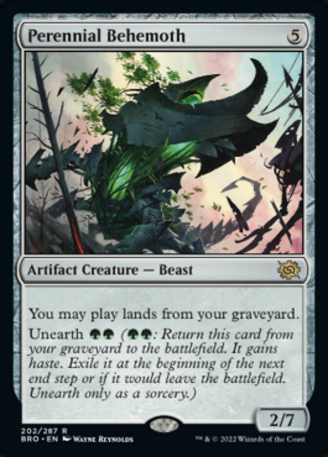 Perennial Behemoth [The Brothers' War] [Foil]