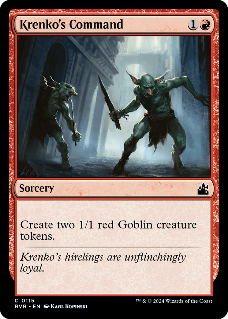 Krenko's Command [Ravnica Remastered] [Foil]
