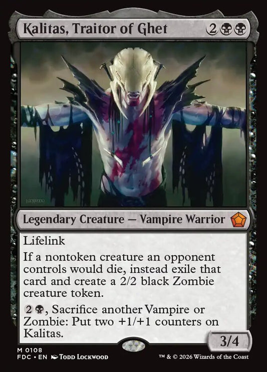 Kalitas, Traitor of Ghet [Foundations Commander]