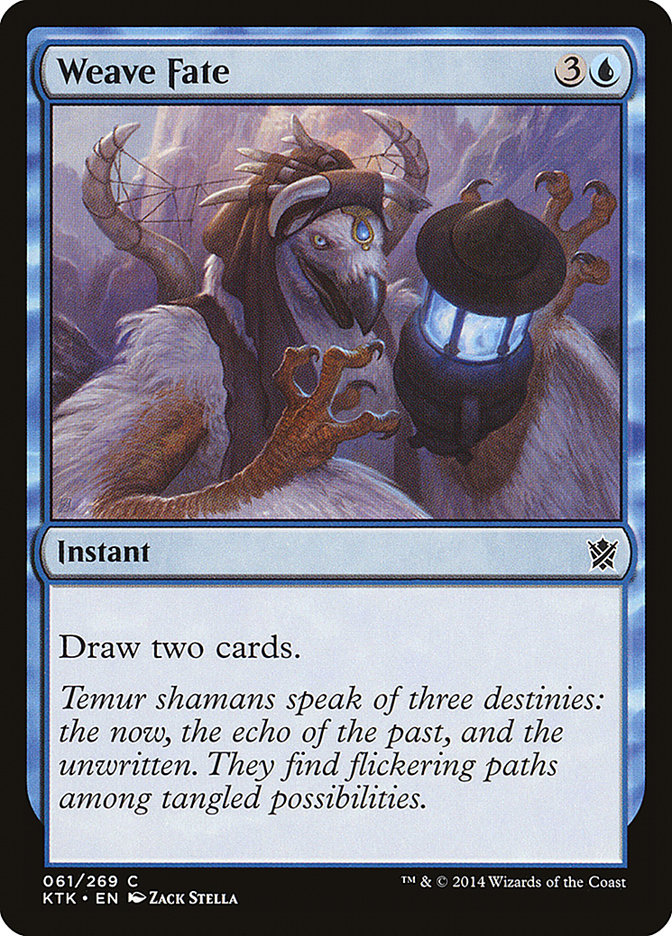 Weave Fate [Khans of Tarkir] [Foil]