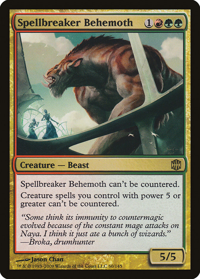 Spellbreaker Behemoth [Alara Reborn] [Foil]