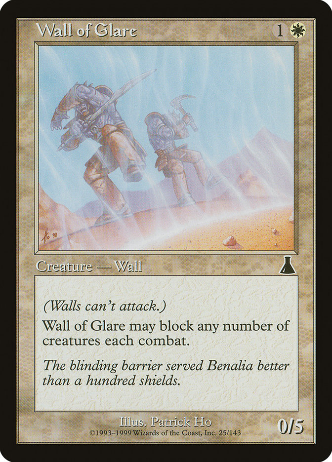 Wall of Glare [Urza's Destiny] [Foil]