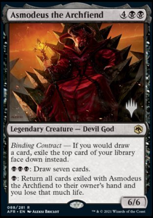 Asmodeus the Archfiend (Promo Pack) [Dungeons & Dragons: Adventures in the Forgotten Realms Promos] [Foil]