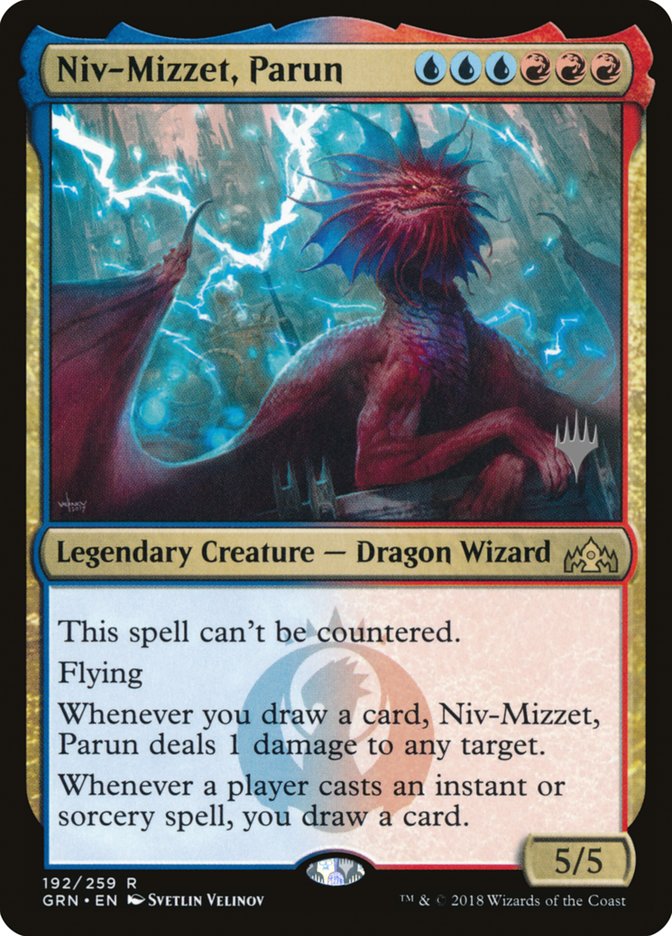 Niv-Mizzet, Parun (Promo Pack) [Guilds of Ravnica Promos] [Foil]