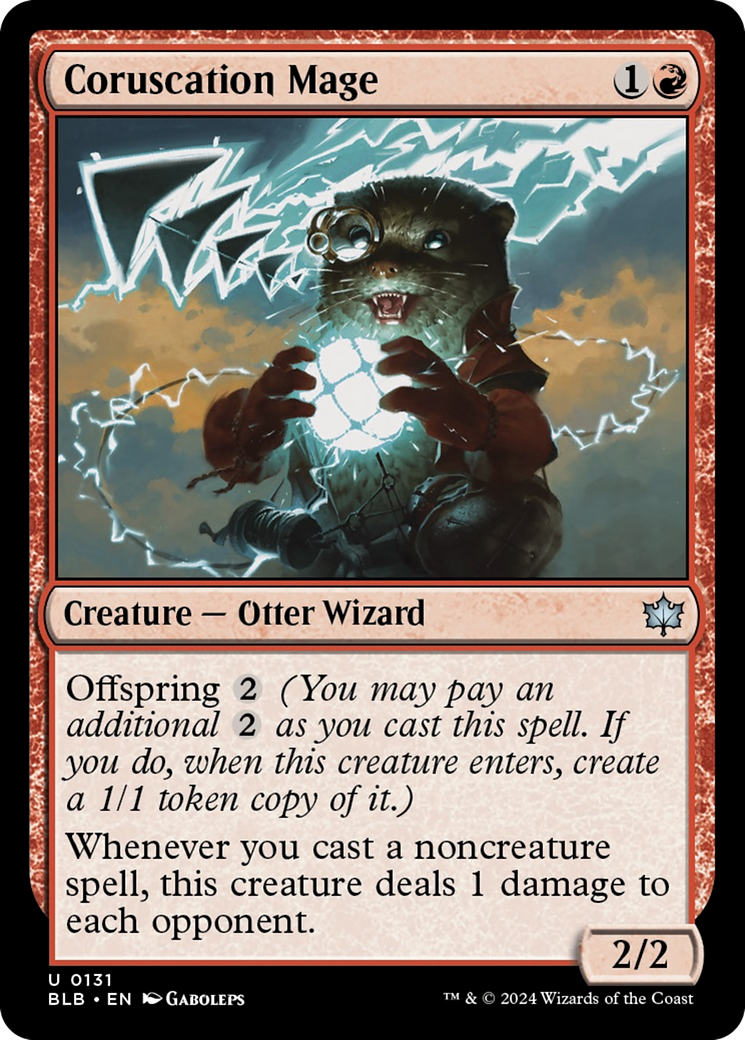Coruscation Mage [Bloomburrow] [Foil]