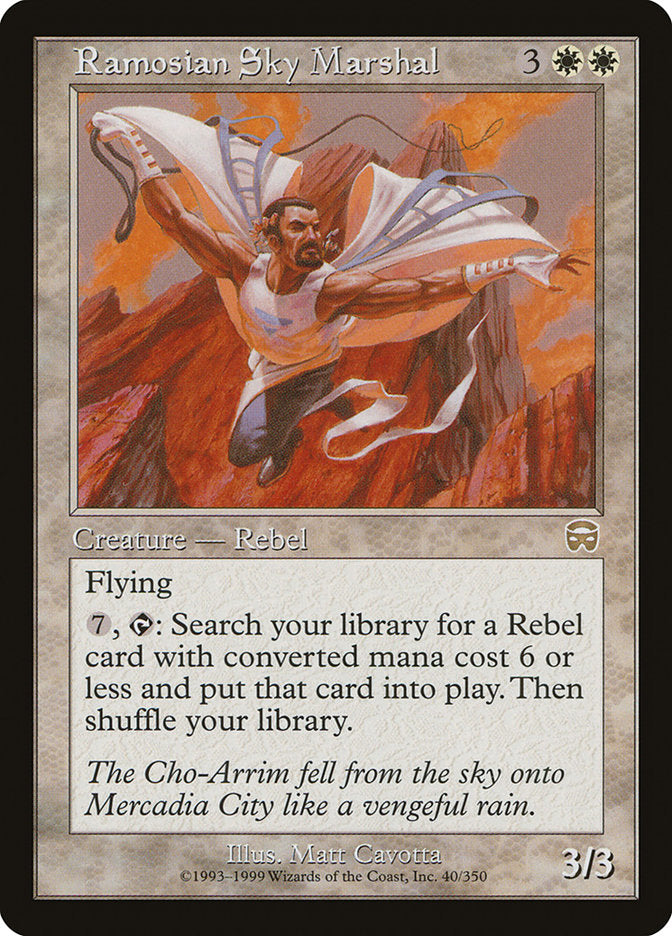 Ramosian Sky Marshal [Mercadian Masques] [Foil]