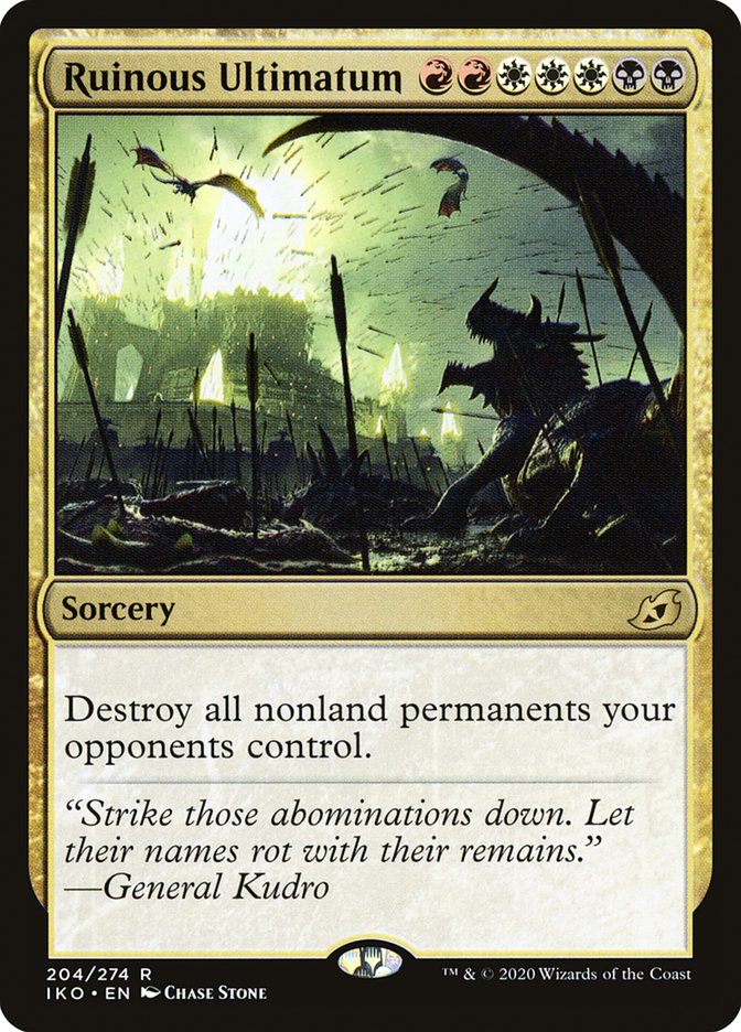 Ruinous Ultimatum [Ikoria: Lair of Behemoths] [Foil]