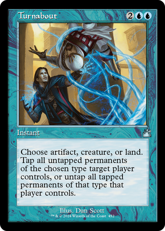 Turnabout (Retro Frame) [Ravnica Remastered] [Foil]
