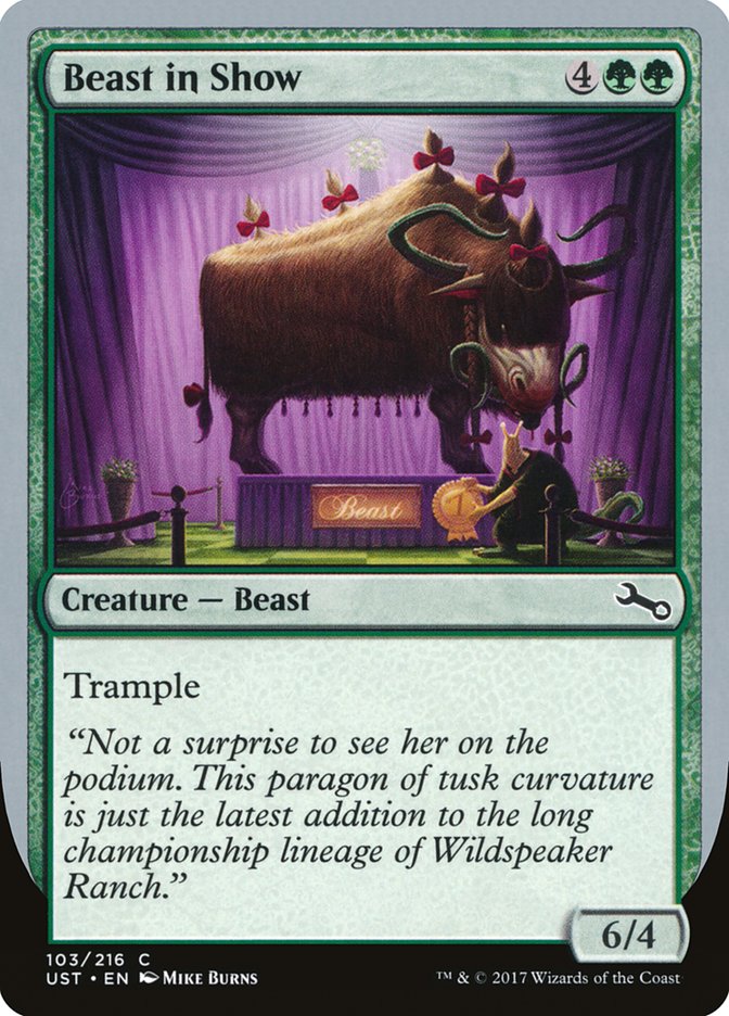 Beast in Show ("Not a surprise...") [Unstable] [Foil]