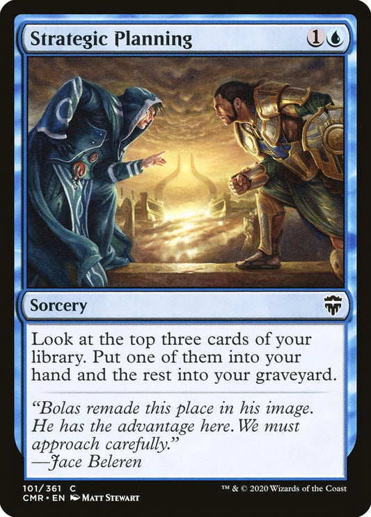 Strategic Planning [Commander Legends] [Foil]