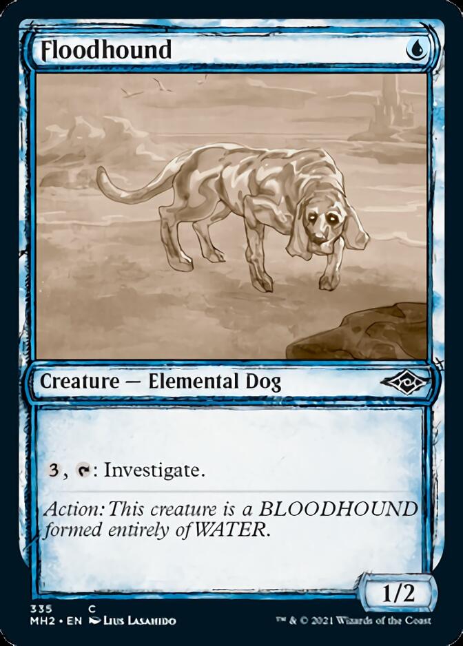 Floodhound (Sketch) [Modern Horizons 2] [Foil]
