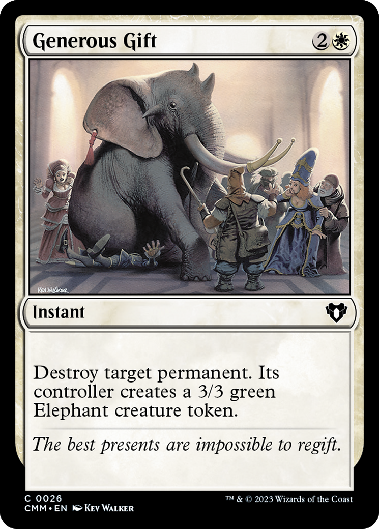 Generous Gift [Commander Masters] [Foil]
