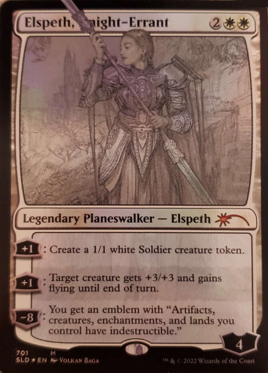 Elspeth, Knight-Errant (Sketch) [Secret Lair Drop Promos] [Foil]