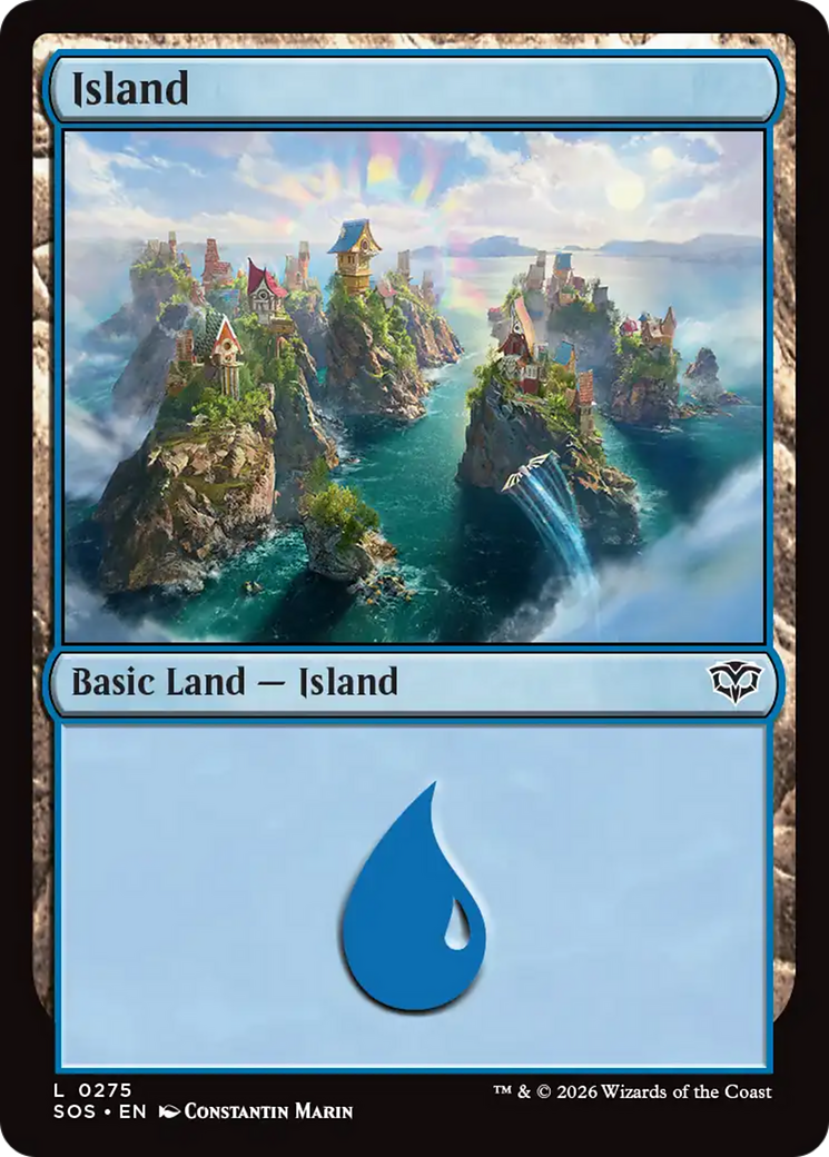 Island (0275) [Secrets of Strixhaven] [Foil]