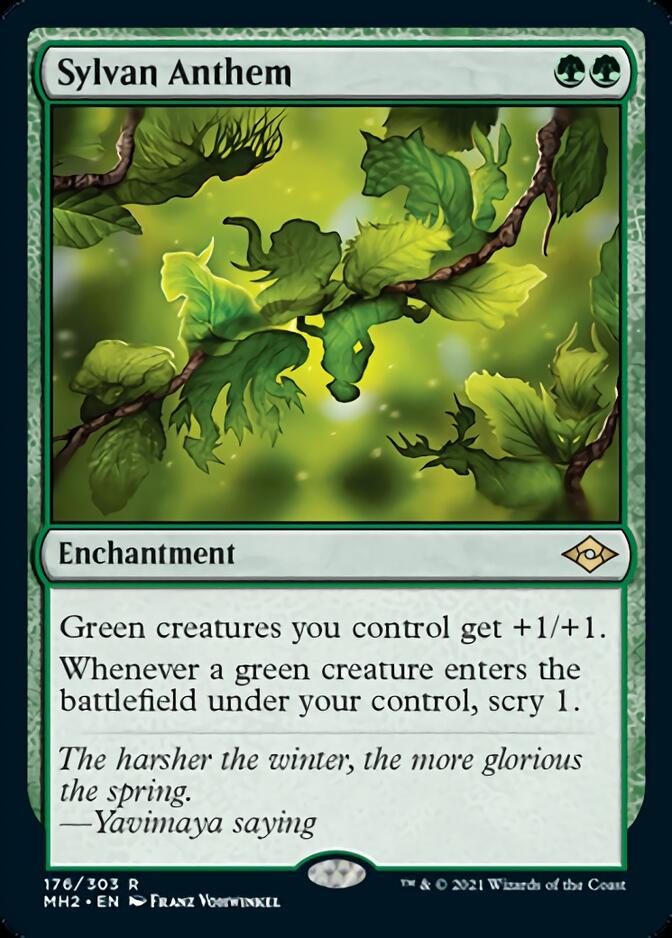 Sylvan Anthem [Modern Horizons 2] [Foil]