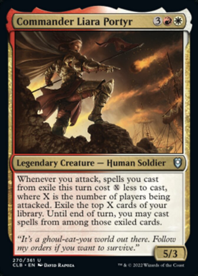 Commander Liara Portyr [Commander Legends: Battle for Baldur's Gate] [Foil]