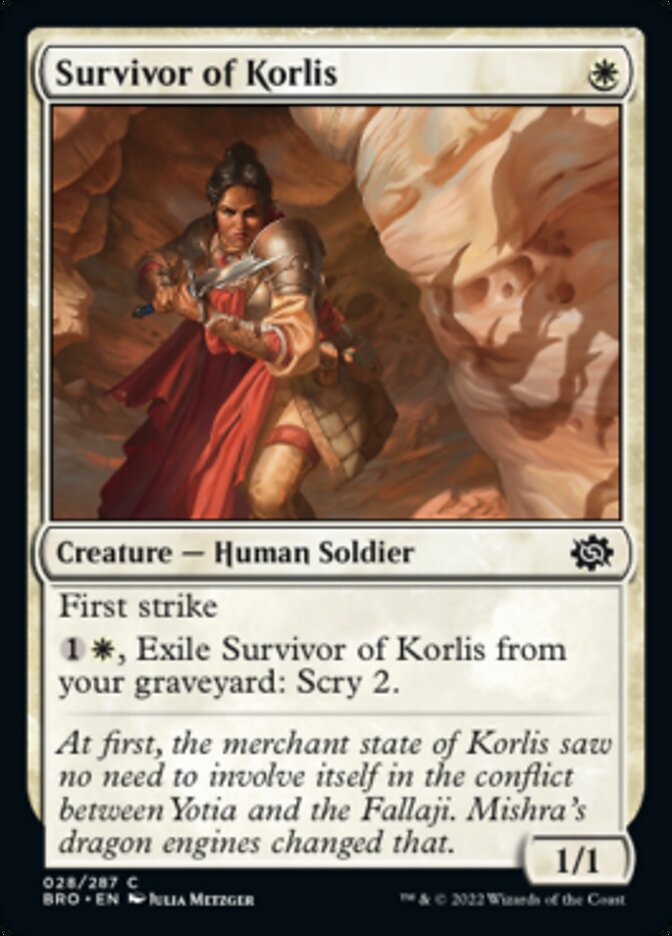 Survivor of Korlis [The Brothers' War] [Foil]