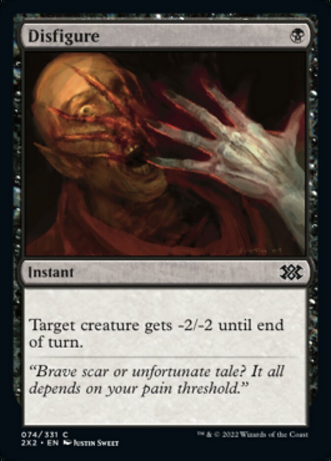 Disfigure [Double Masters 2022] [Foil]